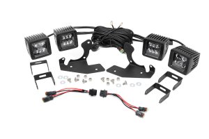 Chevrolet Silverado 3500 HD LED Light Kit - Fog Mount - Rough Country - Dual 2